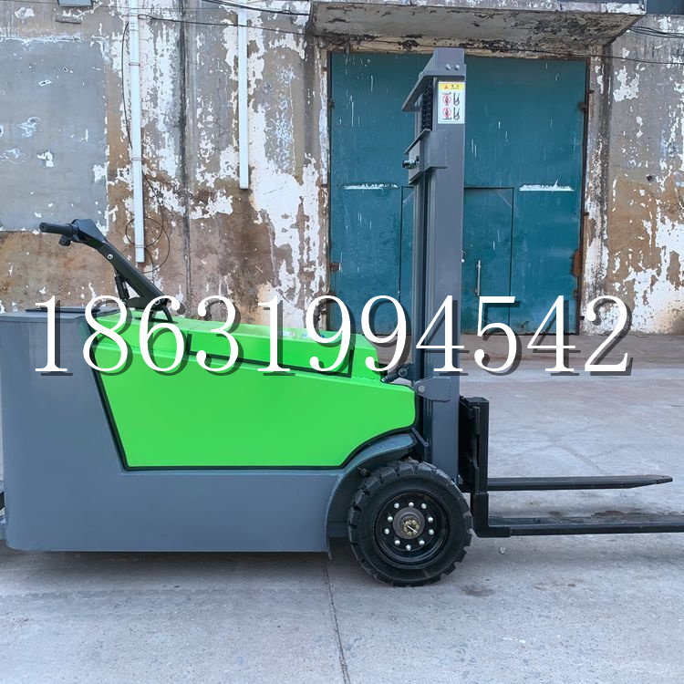 华亭市小型电动叉车1吨2吨步行站驾式电瓶堆高充电装卸车液压升降车铲车